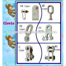 ALL type clevis tongue cable fitting overhead line hardware fitting electric power line fitting